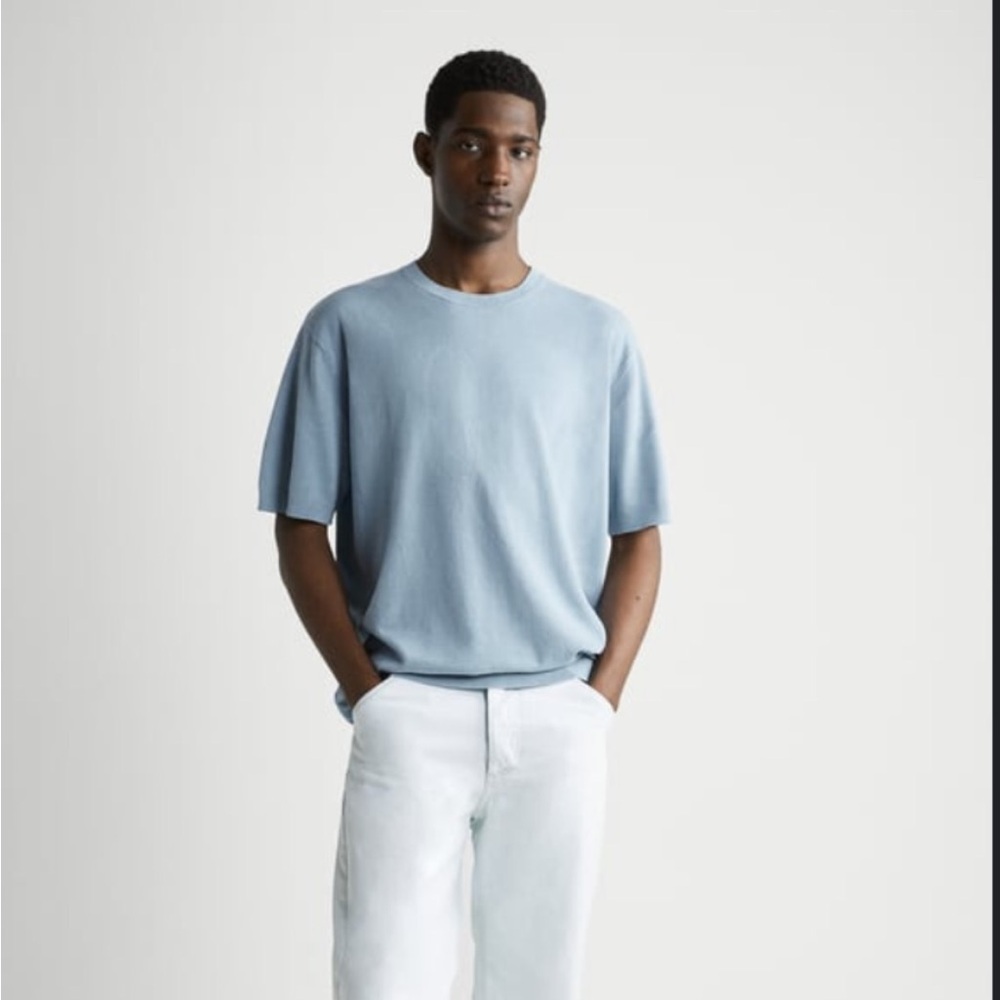 Zara cotton knit t shirt size medium